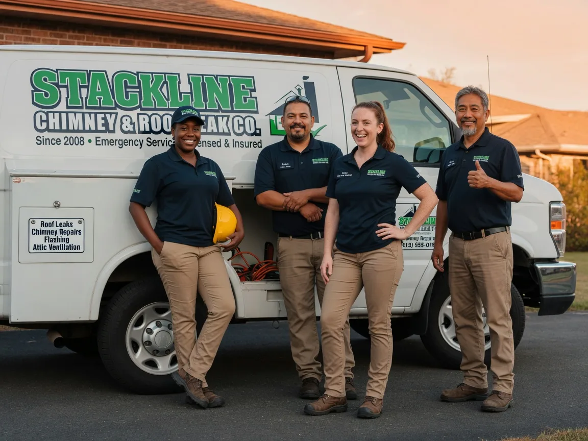 Chimney flashing repair company in Johnson, KS
